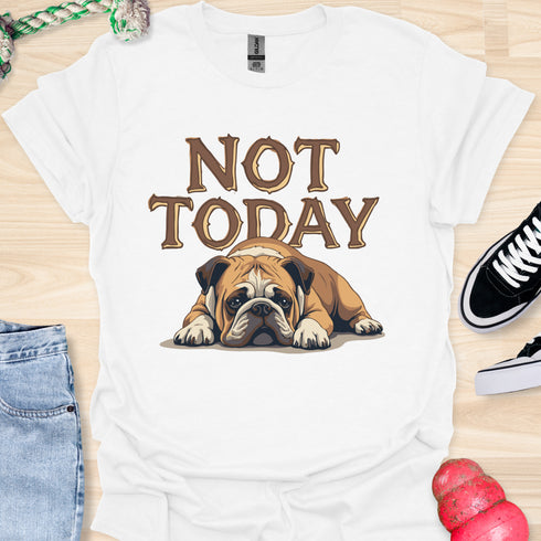Not today - V11 - Bored Sleepy T-Shirt